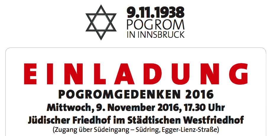 Beitragsbild Pogrom Innsbruck 2016